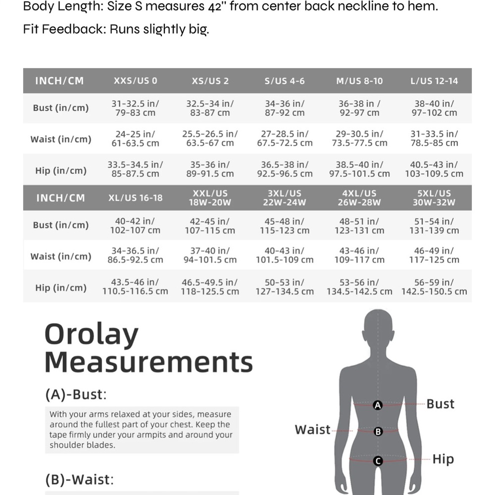 Orolay puffer jacket knee length thick with pockets, side zippers size XL - Picture 16 of 16